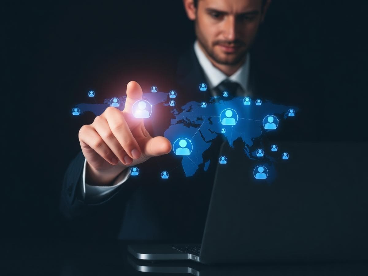 Global business network powered by AI